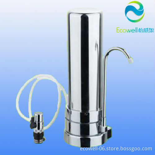 Desktop stainless steel ceramic water purifier